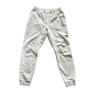 Lululemon City Sweat Jogger Men Small Gray Tapered Fleece Zip Pocket 26 Inseam